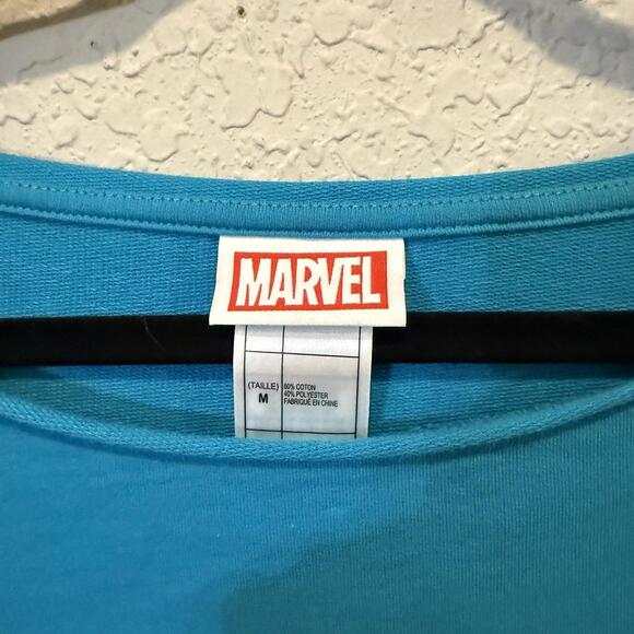 NWOT Disney Parks Epcot Guardians Of The Galaxy Blue Movie Sweatshirt Size‎ Med - Picture 4 of 4